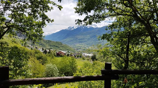 schöner Blick ins Aostatal