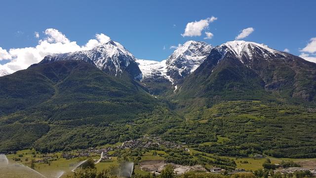 einfach schön. Grande Roise, Becca de Salé, Mont Emilius und Becca di Nona