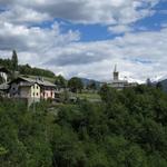 die Kirche von Diemoz wird den ganzen restlichen Tag und auch morgen ersichtlich sein