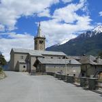 die Ursprünge der Pfarrkirche San Martino und Santa Lucia, kurz Chiesa di Diemoz genannt, gehen auf das 12.Jhr. zurück