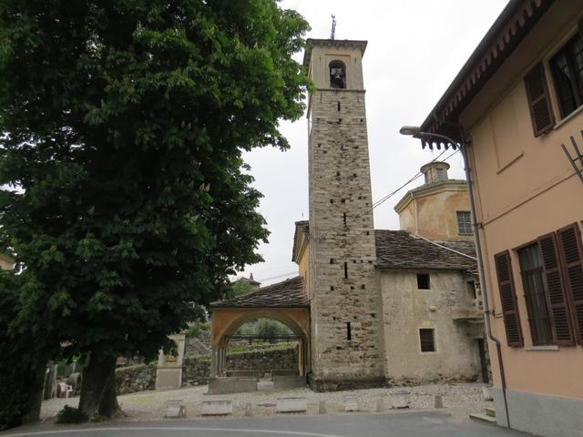 bei der schönen Kirche San Lorenzo von Settimo Vittone