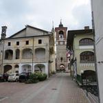 das Dorfzentrum von Palazzo Canavese