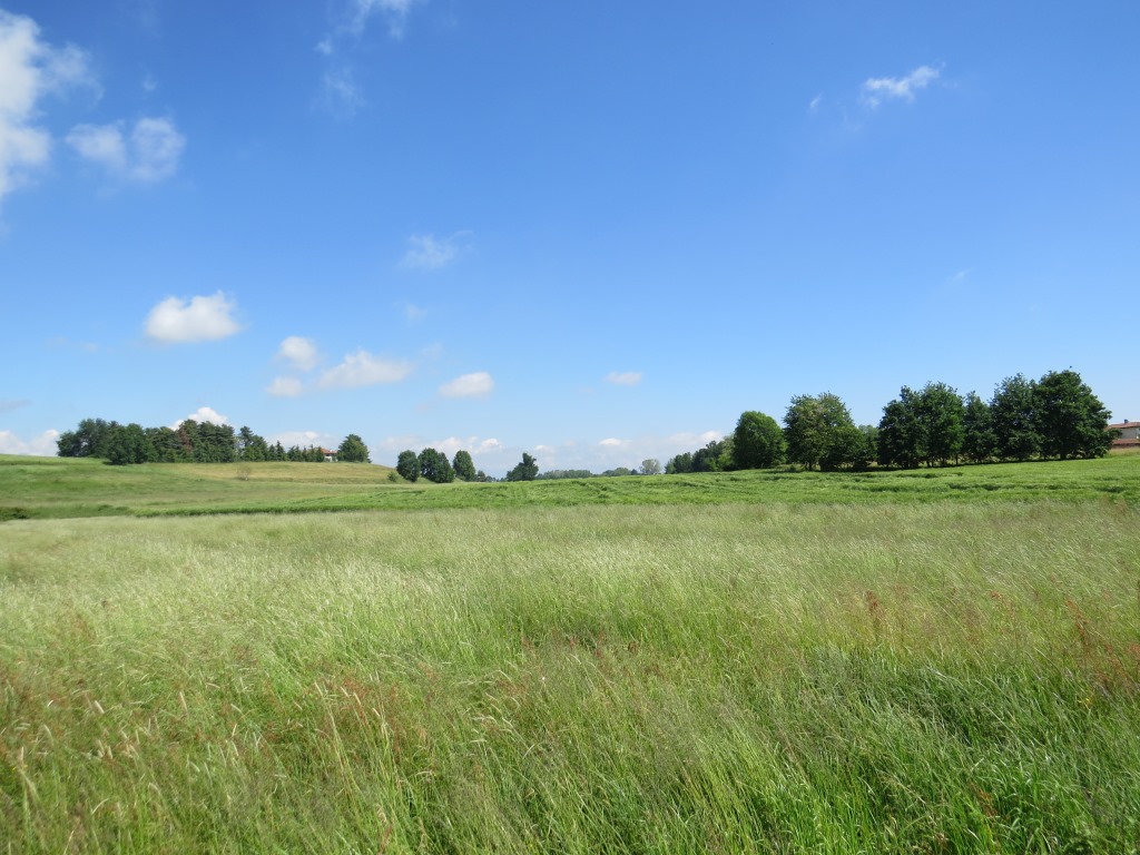 die Berge sind nur noch in der Ferne zu sehen