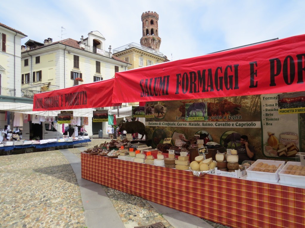 wie oft, findet auch heute ein Markt statt