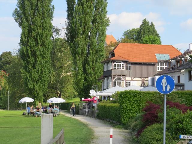 vorbei am schönen Restaurant Fischerstube...