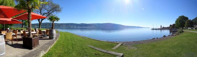 schönes Breitbildfoto mit Blick auf den Bodensee, oder besser gesagt auf den Überlingersee