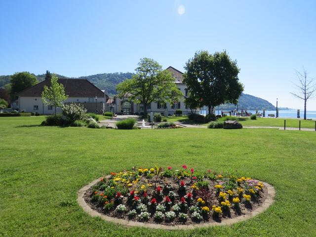 wir verlassen Ludwigshafen über einen schönen Park