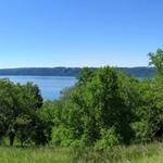 schönes Breitbildfoto mit Blick auf den Bodensee