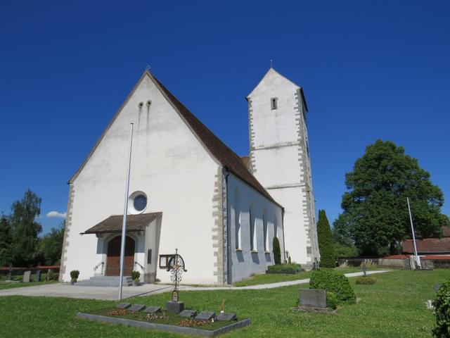 wir statten der Kirche in Seefelden einen Besuch ab