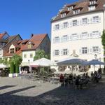 schönes Breitbildfoto der Altstadt von Meersburg