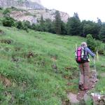 es geht sofort steil zur Sache