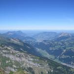 Blick Richtung Rigi, Lauerzersee, Zugersee und Mythen