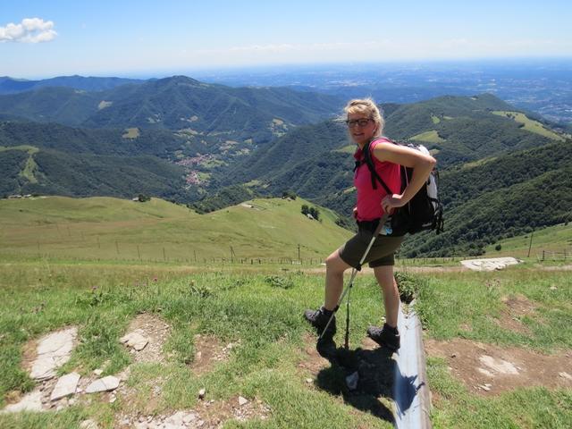 meine Maus bestaunt das Valle di Muggio