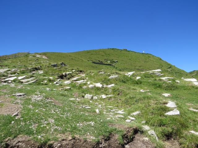 der Bergweg ist breit und problemlos machbar