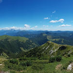 sehr schönes Breitbildfoto mit Blick auf der anderen Seite, ins Valle di Muggio