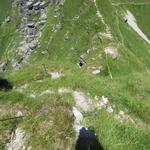 über diesen gesicherten Steig verlassen wir nachdem wir uns sattgesehen haben, den Monte Generoso