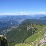 Tiefblick Richtung Lugano