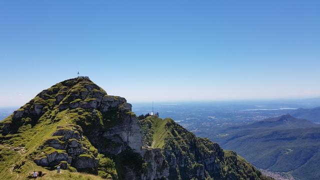 Blick hinüber zum Monte Generoso mit seinem Triangulationspunk