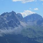 Blick zum Piz Mitgel, Corn da Tinizong und Piz Ela