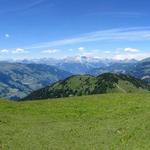 schönes Breitbildfoto aufgenommen auf der Muttner Alp