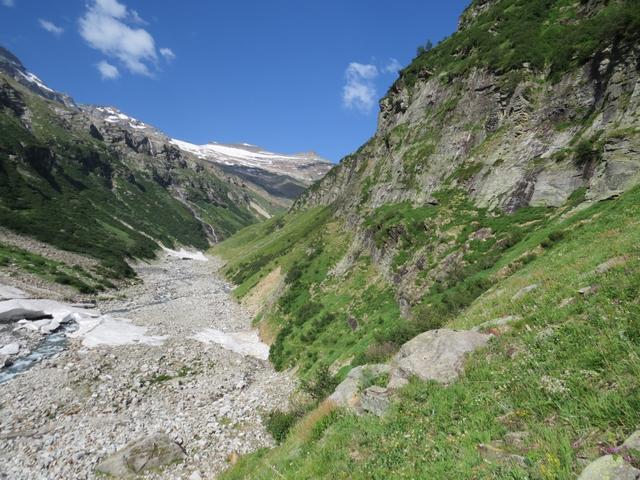 der Weiterweg ist gut ersichtlich