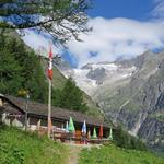wir erreichen die Cabane von La Léchère 1710 m.ü.M.