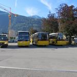 mit dem Postauto sind wir zum Col de la Forclaz 1527 m.ü.M. hinaufgefahren