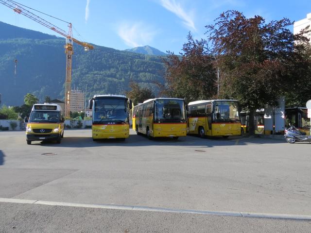 mit dem Postauto sind wir zum Col de la Forclaz 1527 m.ü.M. hinaufgefahren