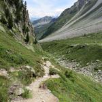 ...und wir treffen bei 2143 m.ü.M. auf die Winter-Haute-Route...