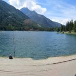 schönes Breitbildfoto vom Champex Lac