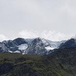 Blick auf die Eiskappe des Mont Vélan