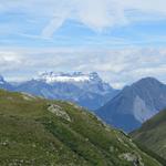 am Horizont taucht der Dents du Midi auf. Was für ein Erlebnis, als wir dort oben standen