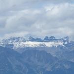 Blick zu den Dents du Midi. Was für ein Erlebnis, als wir dort oben standen