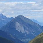 Blick zum Catogne. Diesen Berg haben wir unterdessen bestiegen. War kräftezehrend und schweisstreibend