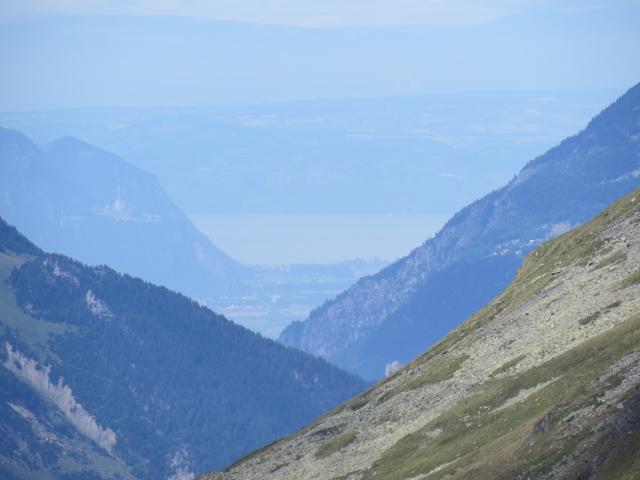 der Blick reicht sogar bis zum Genfersee!