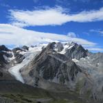 der Blick auf den Mont Vélan ist einfach gigantisch