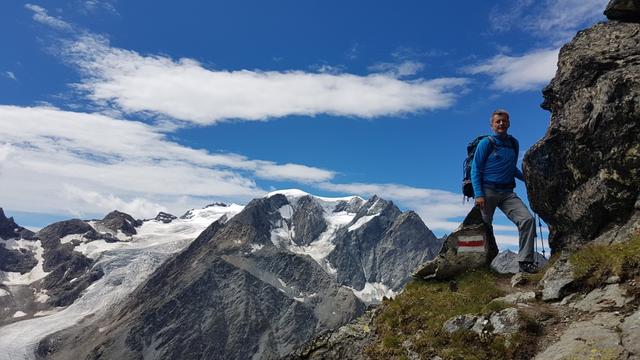 Franco ist von der Aussicht begeistert