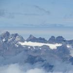 der Dents du Midi taucht vor uns auf. Was für ein Erlebnis, als wir dort oben standen