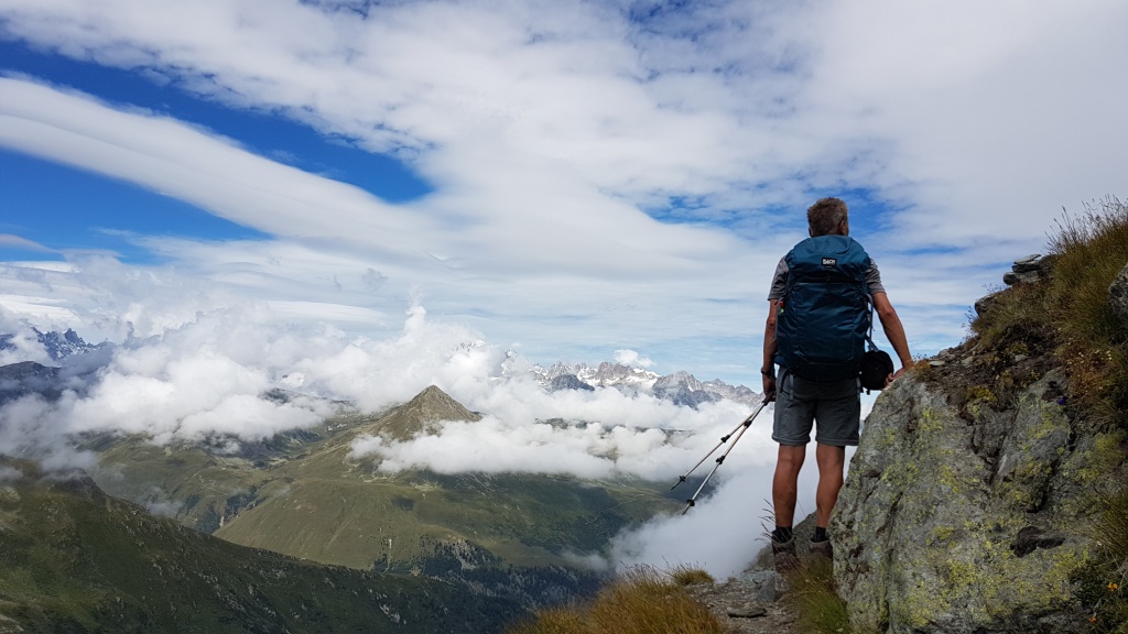 Franco bestaunt die Aussicht