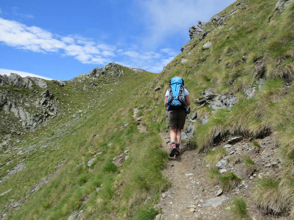 ...zur Aussichtsterrasse bei Punkt 2699 m.ü.M.