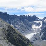 Blick auf die Aiguilles de Valsorey und Glacier de Valsorey