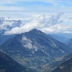 Blick auf den Le Catogne. Was für ein Erlebnis, als wir dort oben standen