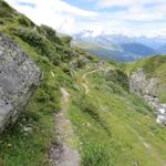 ...bringt uns danach auf der orographisch linken Seite des Torrent de la Croix