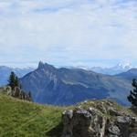 Blick zum Pierre Avoi in Verbier. Dort oben sind wir auch schon gestanden