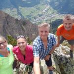 tief unter uns das Val d'Entremont und das Val Ferret