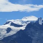 Blick zum ewigen Eis des Grand Combin