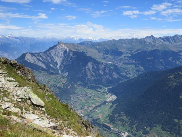 was für eine Aussicht nach Verbier und dem Pierre Avoi