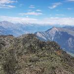 Blick nach Verbier und dem Pierre Avoi