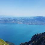 was für eine gewaltige Aussicht auf den Genfersee