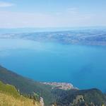 direkt unter uns das an der schweiz-französischen Grenze gelegene St.Gingolph